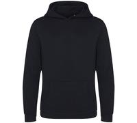 AWDis Men's Lusaka Regen logie Hoodie in Black | Size: Large AWDis Black L