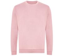 AWDis Men's Plain Bottle Green Sweatshirt in Baby Pink | Size: XL AWDis Baby Pink XL