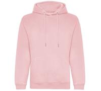 AWDis Men's Plain Hoodie in Baby Pink | Size: XS AWDis Baby Pink XS