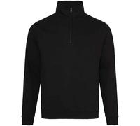 AWDis Men's Plain Sophomore ¼ Zip Sweatshirt in Midnight | Size: XL AWDis Midnight XL