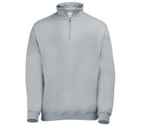 Awdis Mens Plain Sophomore 1/4 Zip Sweatshirt 12 Colours Siz RW177
