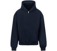 AWDis Men's Signature Heavyweight Oversized Full Zip Hoodie in Navy | Size: Large AWDis Navy L