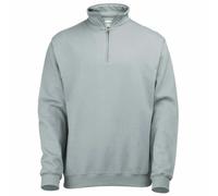 AWDis Mens Sophomore 1/4 Zip Neck Sweatshirt Casual Top Classic Sports Jumper