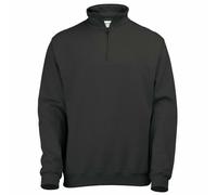 AWDis Mens Sophomore 1/4 Zip Neck Sweatshirt Casual Top Classic Sports Jumper