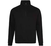 AWDis Men's Sophomore Zip Neck Sweatshirt in Midnight | Size: Medium AWDis Midnight M