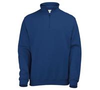Sophomore Zip Neck Sweatshirt AWDis Navy L