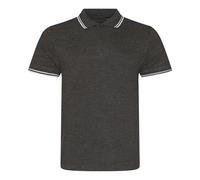 AWDis Mens Stretch Tipped Piqu Polo Shirt PC3155