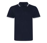 Stretch Tipped Piqu Polo Shirt AWDis Navy XL