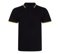 AWDis Mens Stretch Tipped Piqu Polo Shirt PC3155