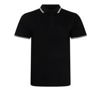 AWDis Mens Stretch Tipped Piqu Polo Shirt PC3155