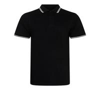 AWDis Mens Stretch Tipped Piqu Polo Shirt PC3155
