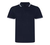 Stretch Tipped Polo Shirt AWDis Navy XXL