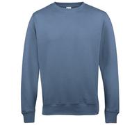 AWDis Men's Sweat Sweatshirt, Blue (Air Force Blue), Small