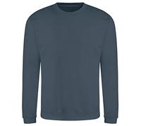 AWDis Men's Sweat Sweatshirt, Blue (Air Force Blue), X-Small