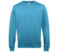 AWDis Men's Sweat Sweatshirt, Blue (Hawaiian Blue), Small