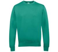 AWDis Men's Sweat Sweatshirt, Green (Jade), Medium
