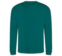 AWDis Men's Sweat Sweatshirt, Green (Jade), X-Large