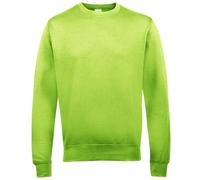 AWDis Men's Sweat Sweatshirt, Green (Lime Green), Small
