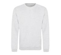 AWDis Men's Sweat Sweatshirt, Grey (Ash), Small