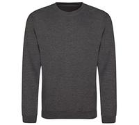 AWDis Men's Sweat Sweatshirt, Grey (Charcoal), XX-Large