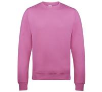 AWDis Men's Sweat Sweatshirt, Pink (Candyfloss Pink), Large