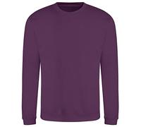 AWDis Men's Sweat Sweatshirt, Purple, Medium