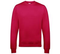 AWDis Men's Sweat Sweatshirt, Red (Cranberry), Medium