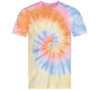 AWDis Men's Swirl T-Shirt in Bright Yellow | Size: Medium AWDis Bright Yellow M