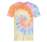 AWDis Men's Swirl Tie Dye T-Shirt | Size: Medium AWDis Multicolor M