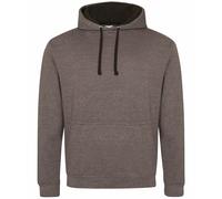 AWDis Mens Varsity Hoodie Contrast Hood Jumper Casual Pullover Hooded Sweatshirt