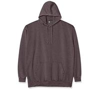 AWDis Men's Washed Hoodie, Grey (Washed Charcoal), Medium