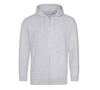 Full zip hoodie Just Hoods Blanc 2XL