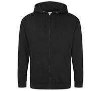Just Hoods by AWDIS Zoodie JH050 Hoodie – Unisex – 80% Ringspun Cotton – Deep Black 2XL