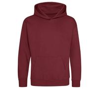 AWDis Plain Hoodie in Dark Red | Size: 5-6 Years AWDis Dark Red 5-6 Years