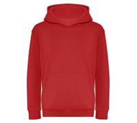 AWDis Plain Hoodie in Red | Size: 5-6 Years AWDis Red 5-6 Years