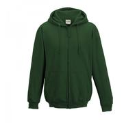 Just Hoods by AWDIS Men's Hooded Sweatshirt Zoodie Forest Green XX-Large