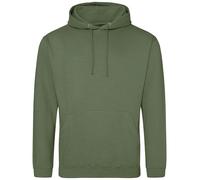 AWDis Premium College Hoodie Casual Pullover Hooded Jumper - Greens - 2 for £30