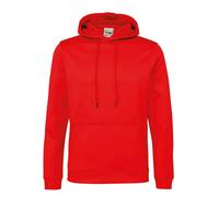 AWDis Just Hoods JH006 Sports Polyester Hoodie Fire Red 3XL Size: 3XL, 3XL