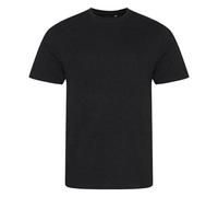AWDis Triblend T JT001 Mens T-Shirt-Heather Black-XL