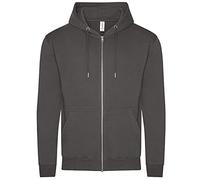 Awdis Unisex Adult Organic Hoodie (XXL) (Charcoal)