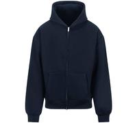 AWDis Men's Signature Heavyweight Oversized Full Zip Hoodie in Navy | Size: XS AWDis Navy XS