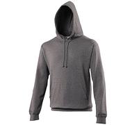Awdis Unisex College Hooded Sweatshirt / Hoodie (L) (Charcoal)