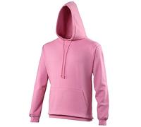 AWDis Unisex College Hooded Sweatshirt/Hoodie (M) (Candyfloss Pink)