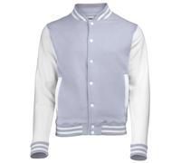 AWDis Unisex Men's Casual Varsity Baseball Jacket College Letterman American TOP