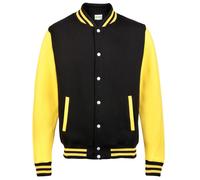 AWDis Unisex Men's Casual Varsity Baseball Jacket College Letterman American TOP