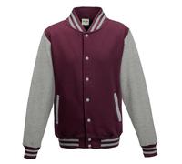 AWDis Unisex Men's Casual Varsity Baseball Jacket College Letterman American TOP
