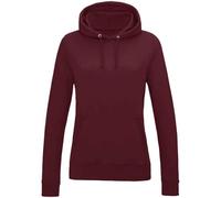 AWDis Just Hoods JH01F Women'S College Hoodie Burgundy S Size: S, S