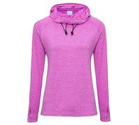AWDis Women's Just Cool Girlie Cowl Neck Baselayer Top in Magenta | Size: Large AWDis Magenta L