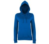 AWDis Women's Just Hoods Girlie College Pullover Hoodie in Blue | Size: Large AWDis Blue L