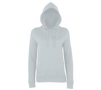 AWDis Women's Just Hoods Girlie College Pullover Hoodie in Mid Grey | Size: XL AWDis Mid Grey XL